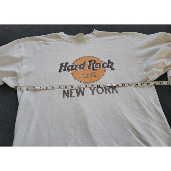 Vintage 80s Miner Oneita Power Sweats Thrashed Hard Rock Cafe Crewneck Size XL - Picture 14 of 16